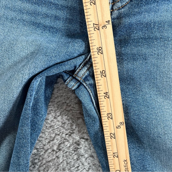 7 For All Mankind Women’s‎ Luxe Vintage Raw Hem Jeans HW Slim Kick Size 28 - Picture 9 of 9